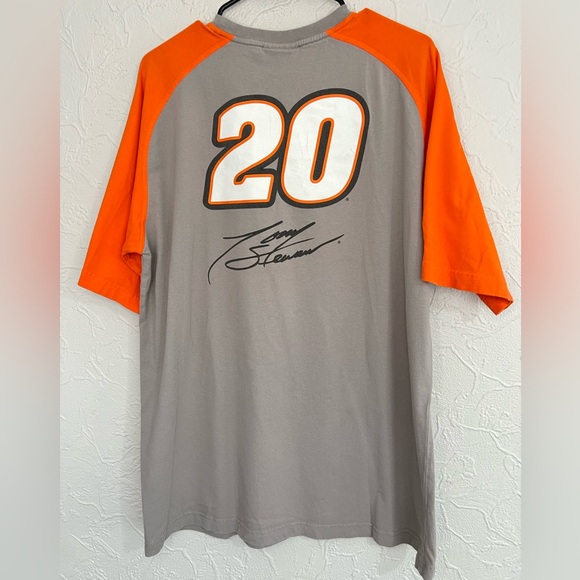 Vintage Chase Authentics Nascar Tony Stewart RACING T Shirt SIZE L DOUBLE SIDED - Picture 2 of 5